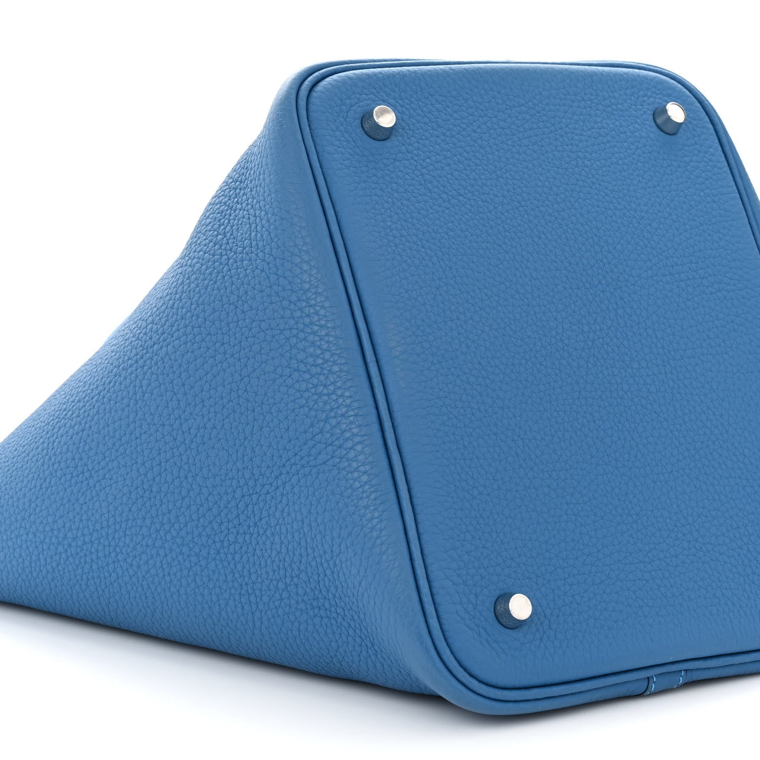 Hermes Taurillon Clemence Picotin Lock 22 MM Bleu Zanzibar 9 of 10