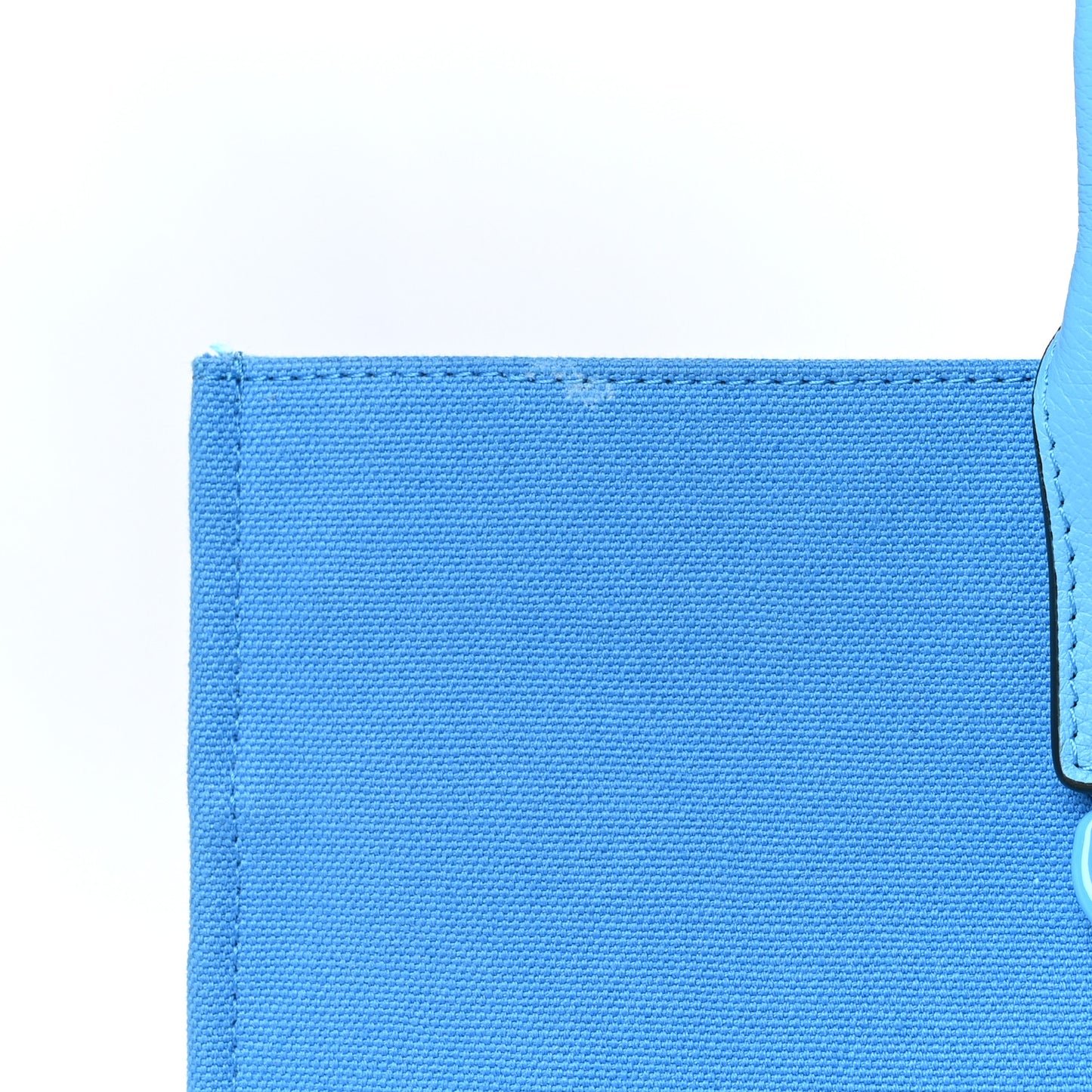Canvas Calfskin La Medusa Tote Bag Blue