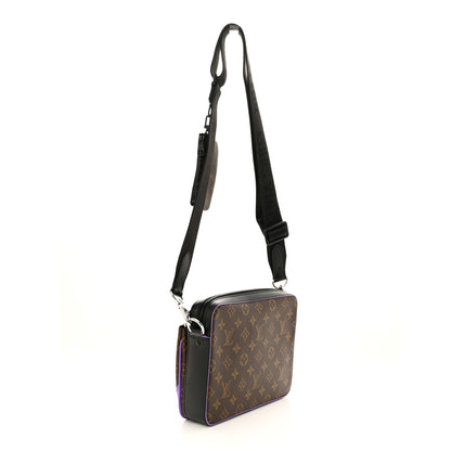 Louis Vuitton Monogram Macassar Trio Messenger Purple 3 of 10