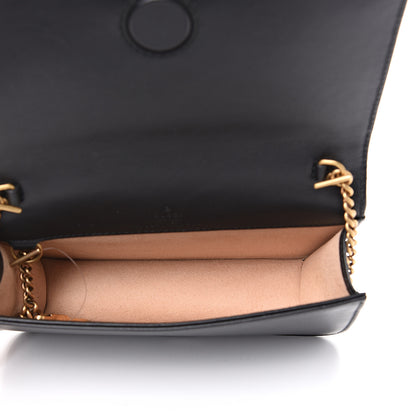 Gucci Calfskin Matelasse GG Marmont Mini Bag Black 4 of 10