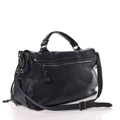 Proenza Schouler Lambskin Fringe Medium PS1 Satchel Midnight 4 of 29