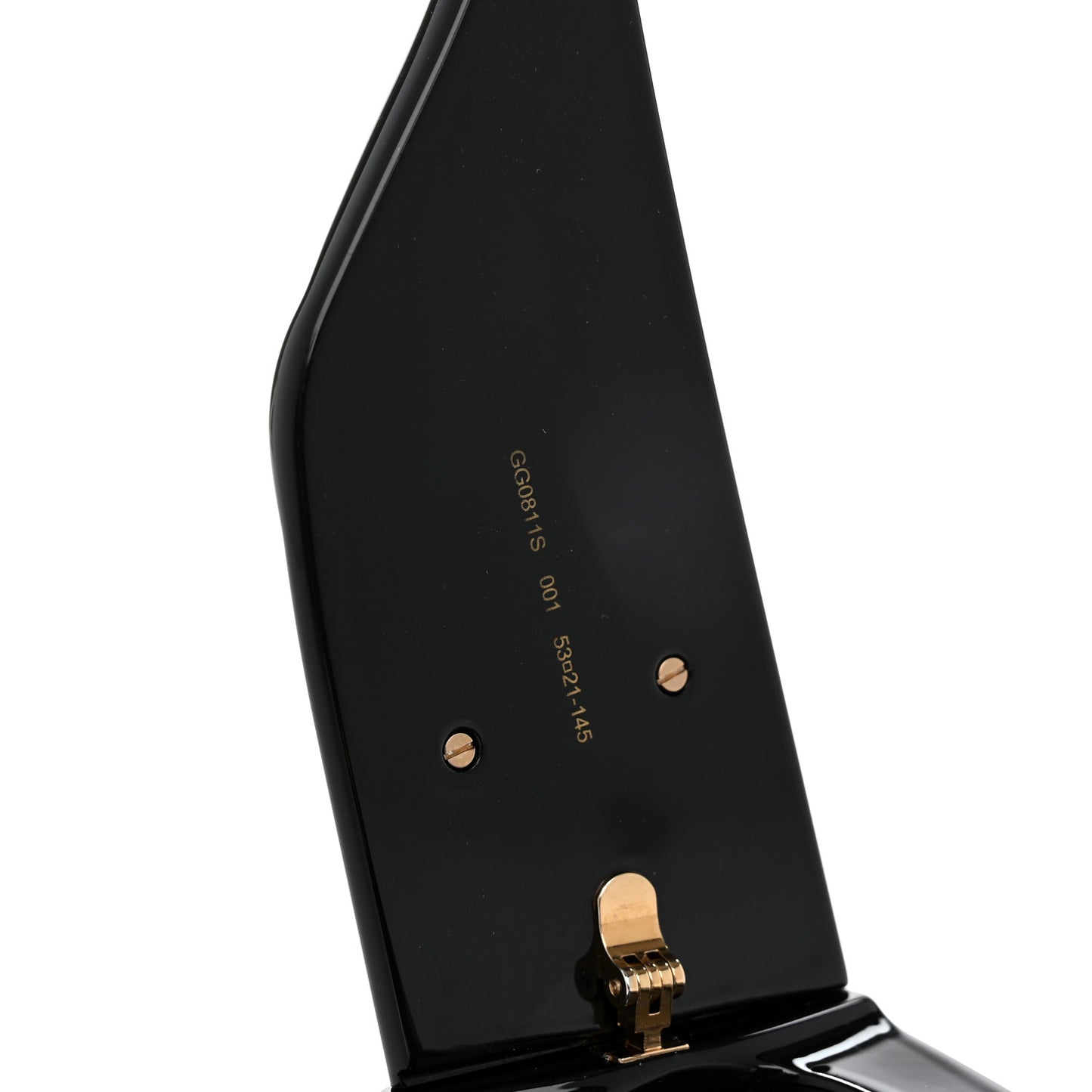 Acetate Rectangular Sunglasses GG0811S Black