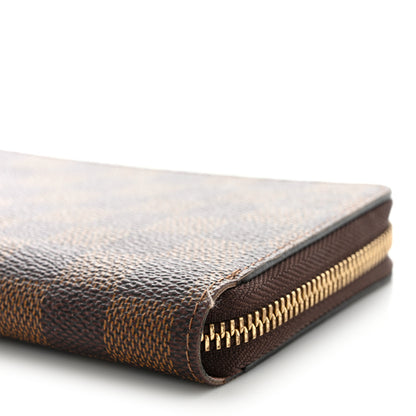 Louis Vuitton Damier Ebene Zippy Wallet Rose Ballerine 9 of 10