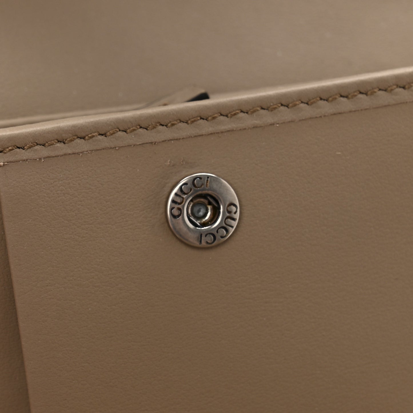 GG Supreme Monogram Dionysus Card Case Wallet Beige Taupe