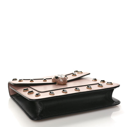 Bulgari Calfskin Scaglie Studs Serpenti Forever Crossbody Desert Quartz 4 of 7
