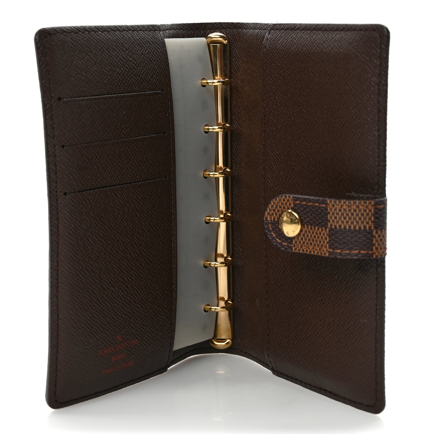 Damier Ebene Small Ring Agenda Cover
