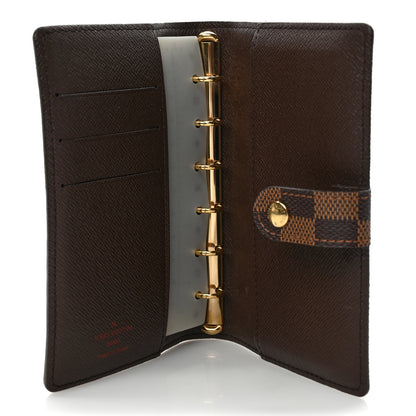 Louis Vuitton Damier Ebene Small Ring Agenda Cover 5 of 6