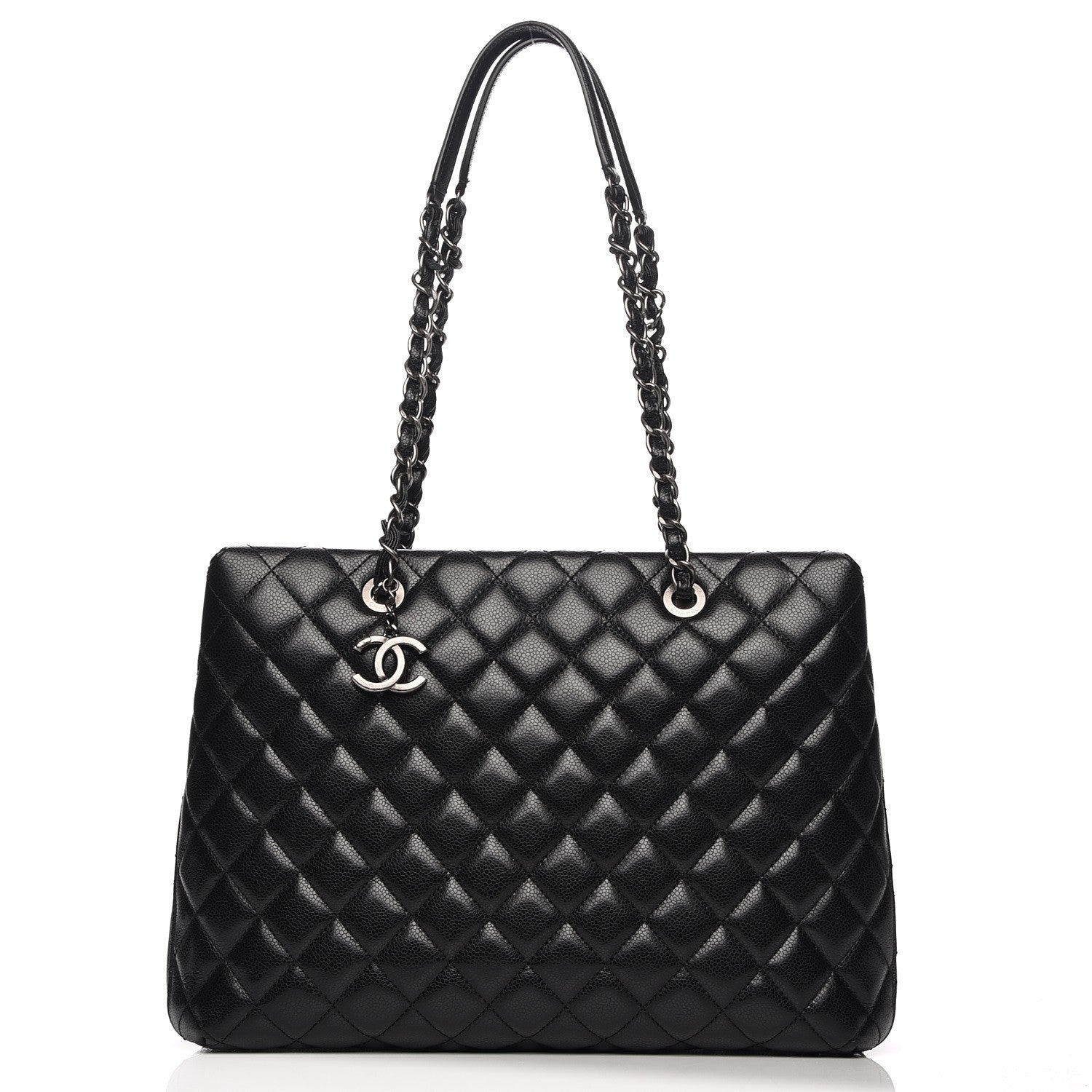 Chanel Caviar Quilted City Shopping Tote Black 1 of 8