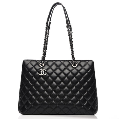 Chanel Caviar Quilted City Shopping Tote Black 1 of 8