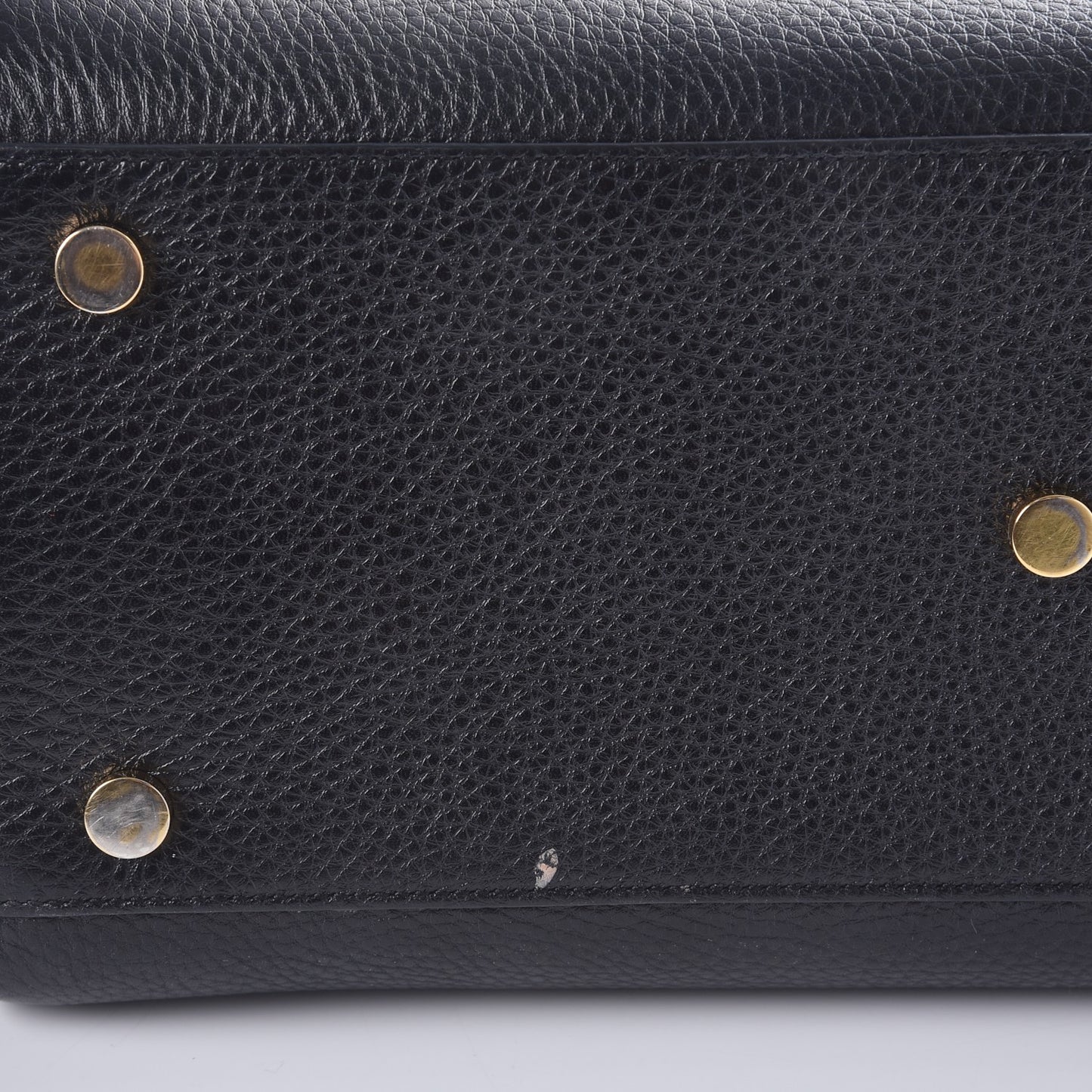 Grained Calfskin Small Sac De Jour Black