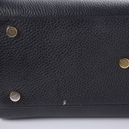 Saint Laurent Grained Calfskin Small Sac De Jour Black 10 of 12
