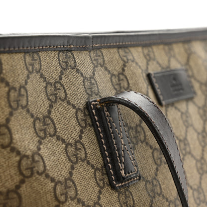 Gucci GG Supreme Monogram Small Joy Tote Dark Brown 14 of 15