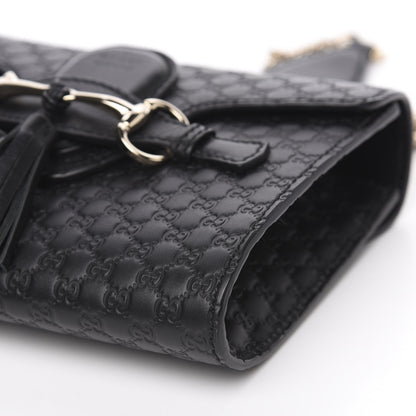 Gucci Microguccissima Mini Emily Shoulder Bag Black 11 of 11