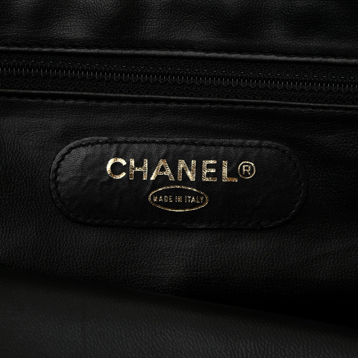 Chanel Calfskin Stitched XL Weekender Black 6 of 10