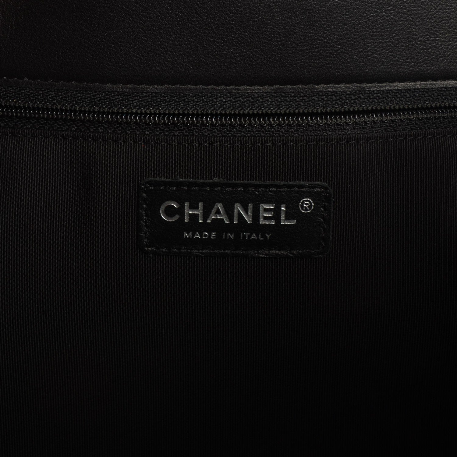 Chanel Calfskin Chevron Quilted Flap Tote So Black 6 of 8