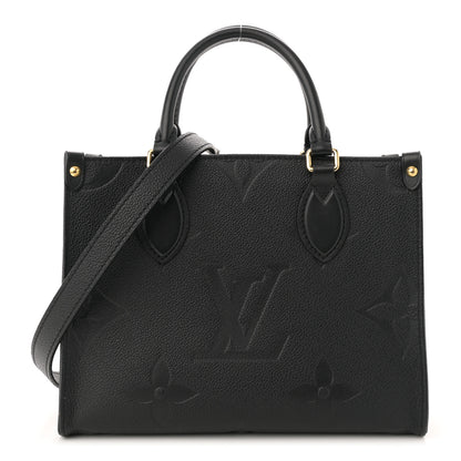 Louis Vuitton Empreinte Monogram Giant Onthego PM Black 1 of 9
