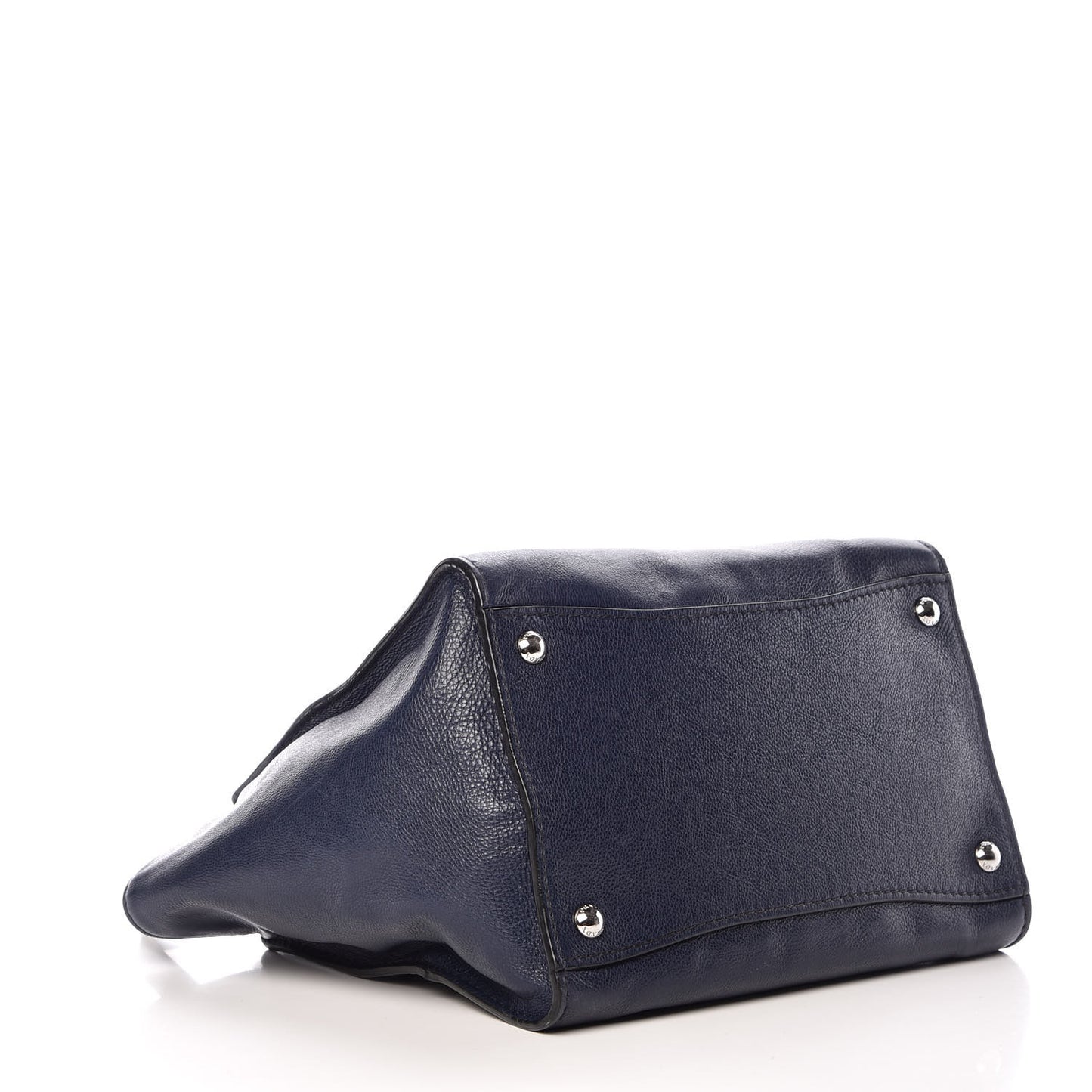 Glace Calf Small Twin Pocket Tote Baltico