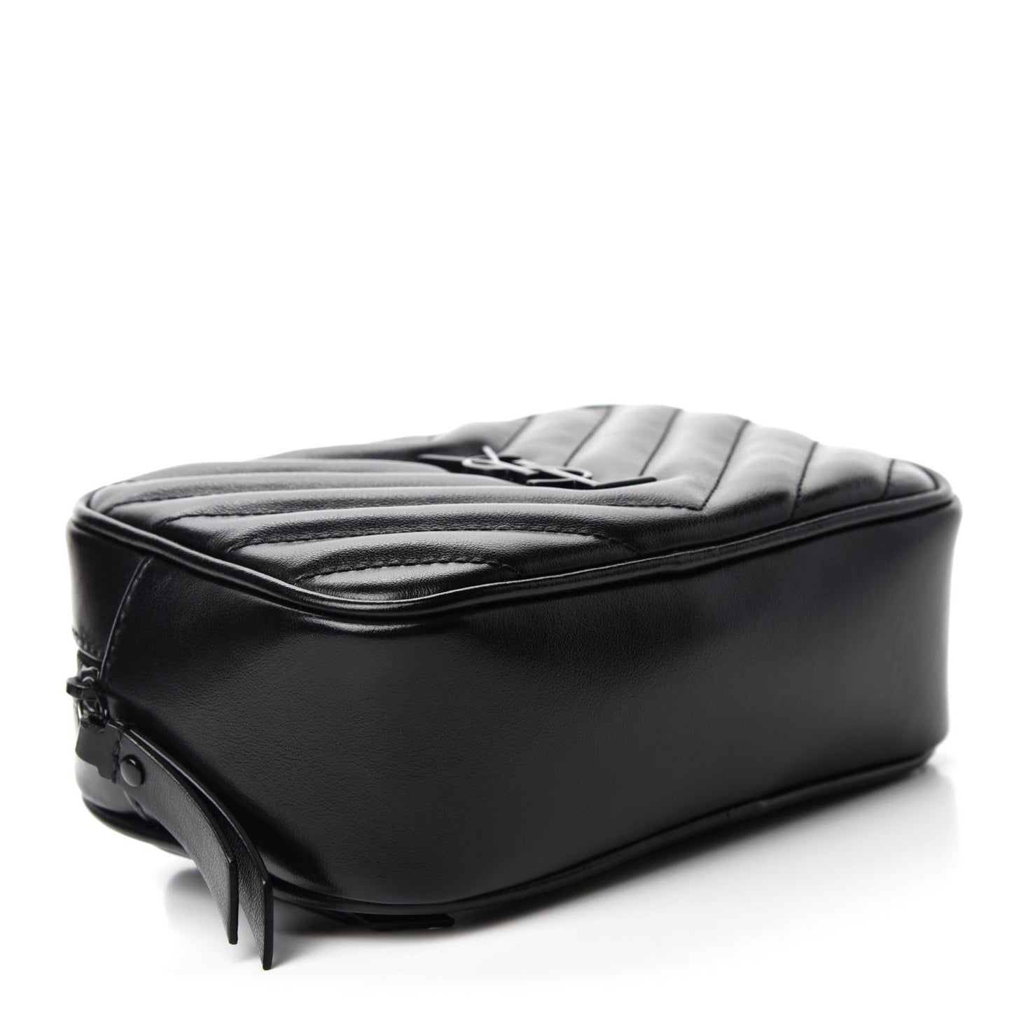 Calfskin Matelasse Monogram Lou Belt Bag Black