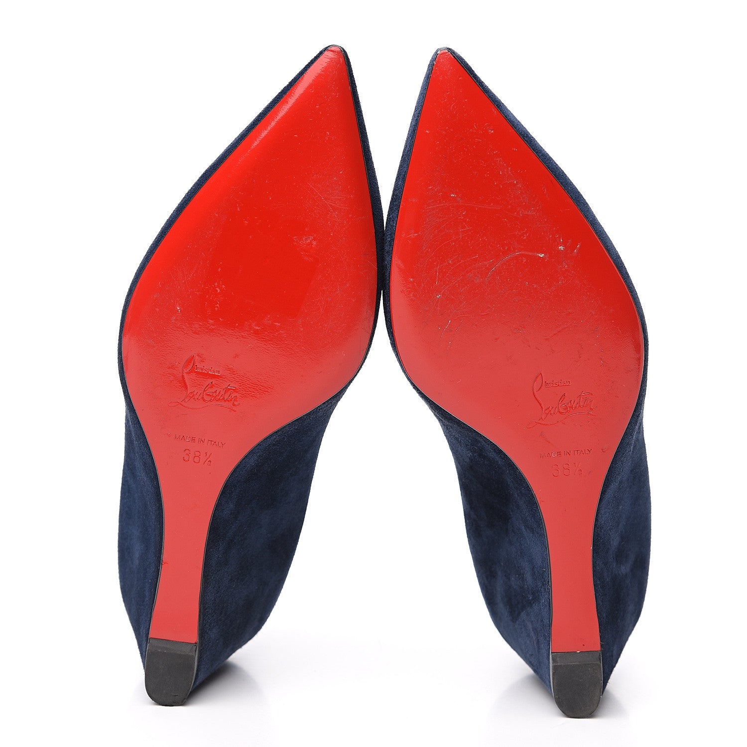 Christian Louboutin Veau Velours Pipina 55 Wedges 38.5 Night 5 of 10