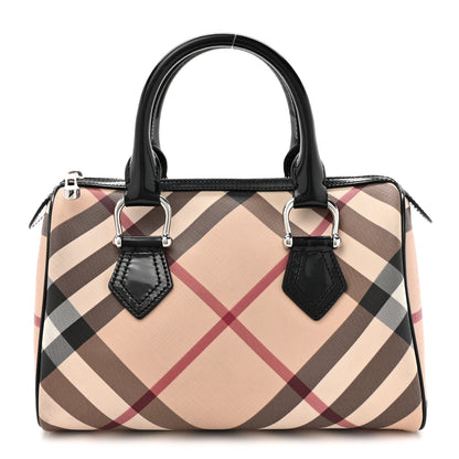Burberry Nova Check Small Chester Bowling Bag Black 1 of 11