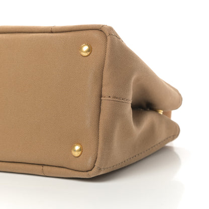Prada Canapa Small Logo Tote Tabacco 11 of 13