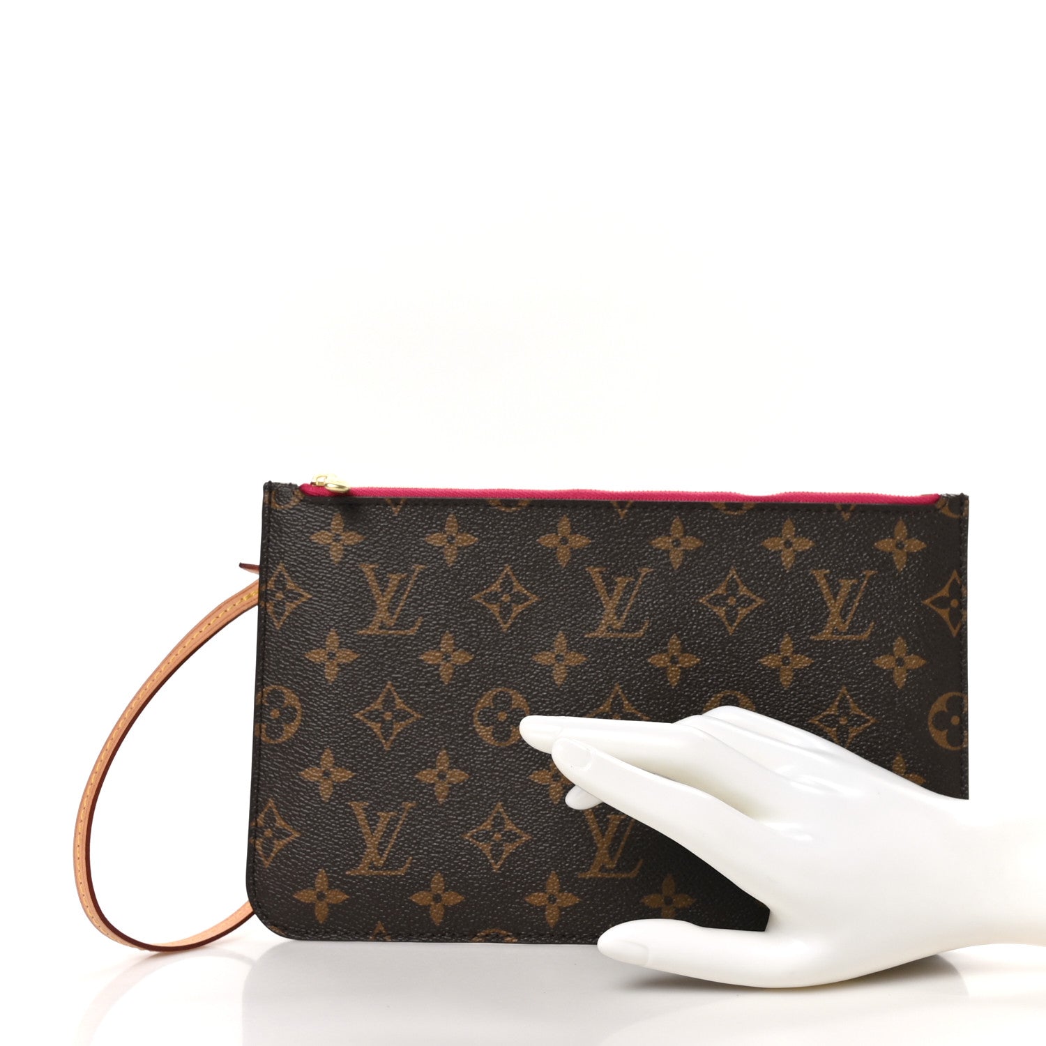 Louis Vuitton Monogram Neverfull MM GM Pochette Pivoine 2 of 7