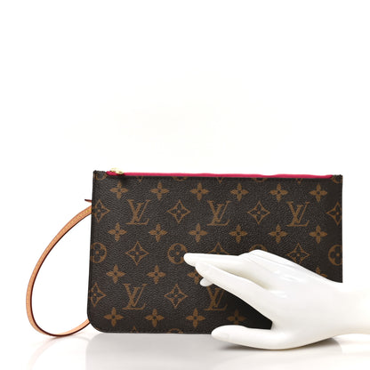 Louis Vuitton Monogram Neverfull MM GM Pochette Pivoine 2 of 7