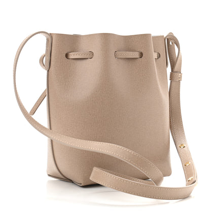 Mansur Gavriel Saffiano Mini Bucket Bag Elefante 3 of 9