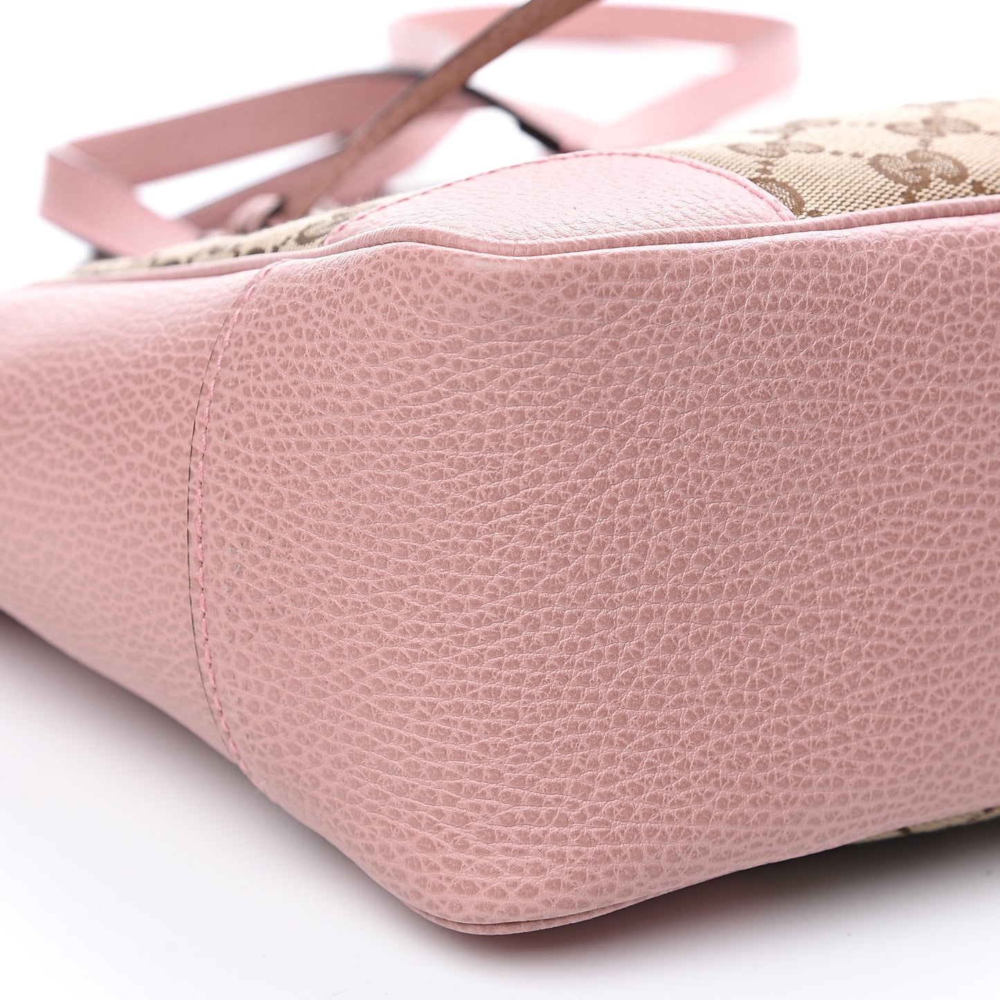 Monogram Small Bree Tote Beige Soft Pink
