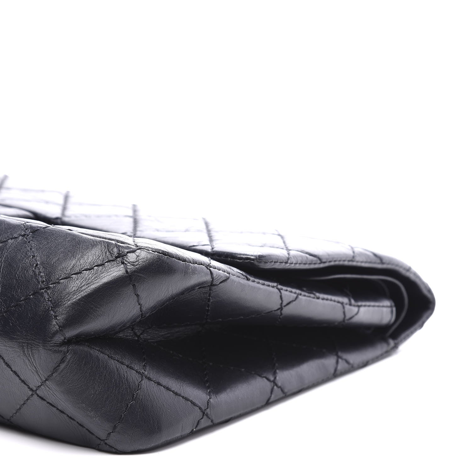 Chanel Aged Calfskin Quilted 2.55 Reissue 226 Flap Navy Blue 8 of 10