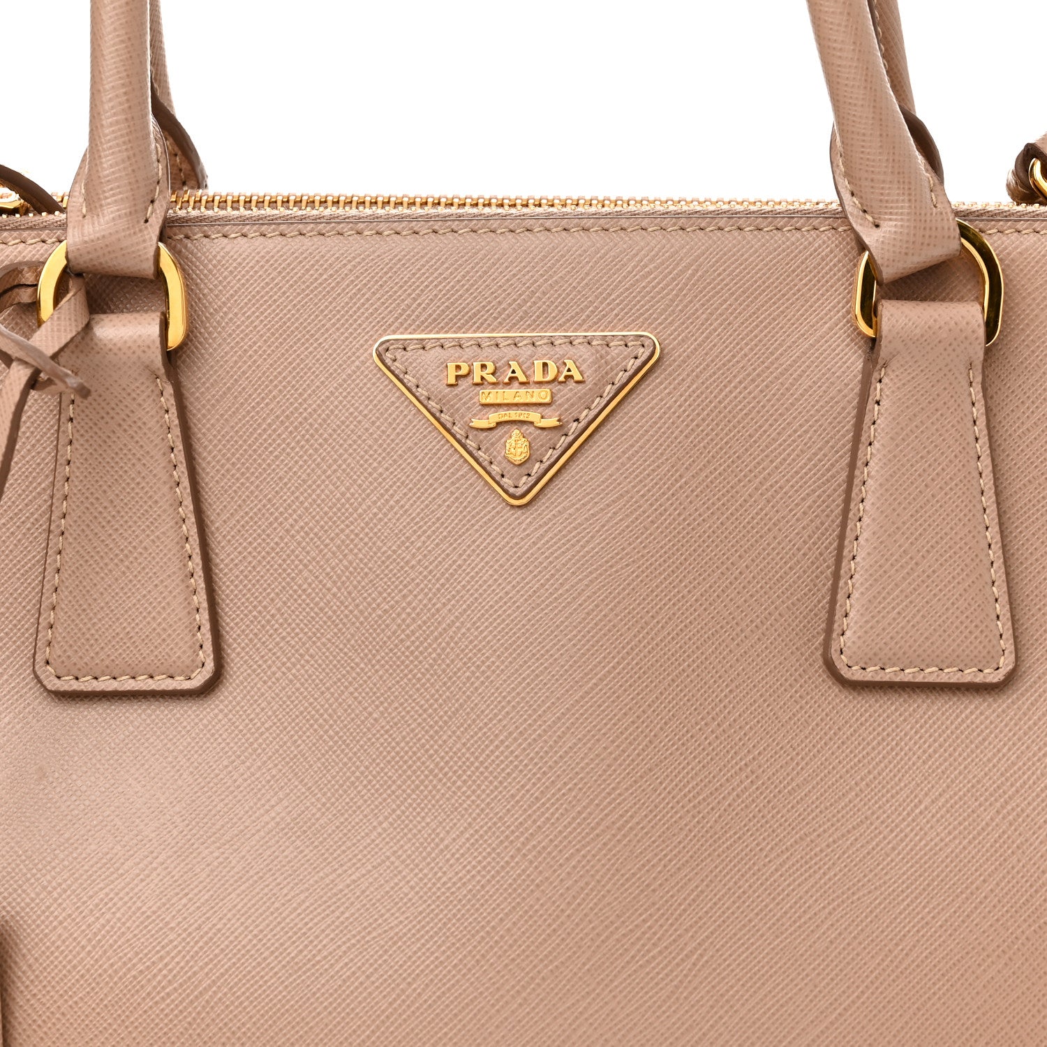 Prada Saffiano Lux Large Galleria Double Zip Tote Cammeo 10 of 15