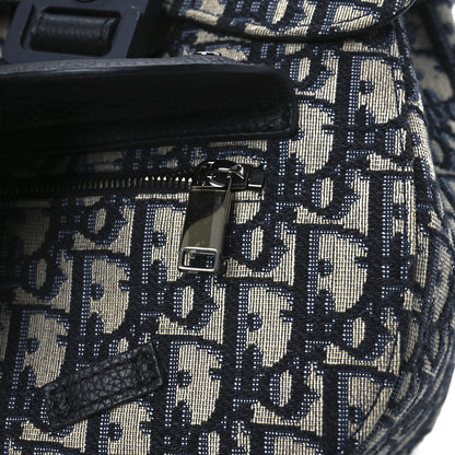 Christian Dior HOMME Oblique Calfskin Mens Mini Saddle Backpack Navy Blue 12 of 12