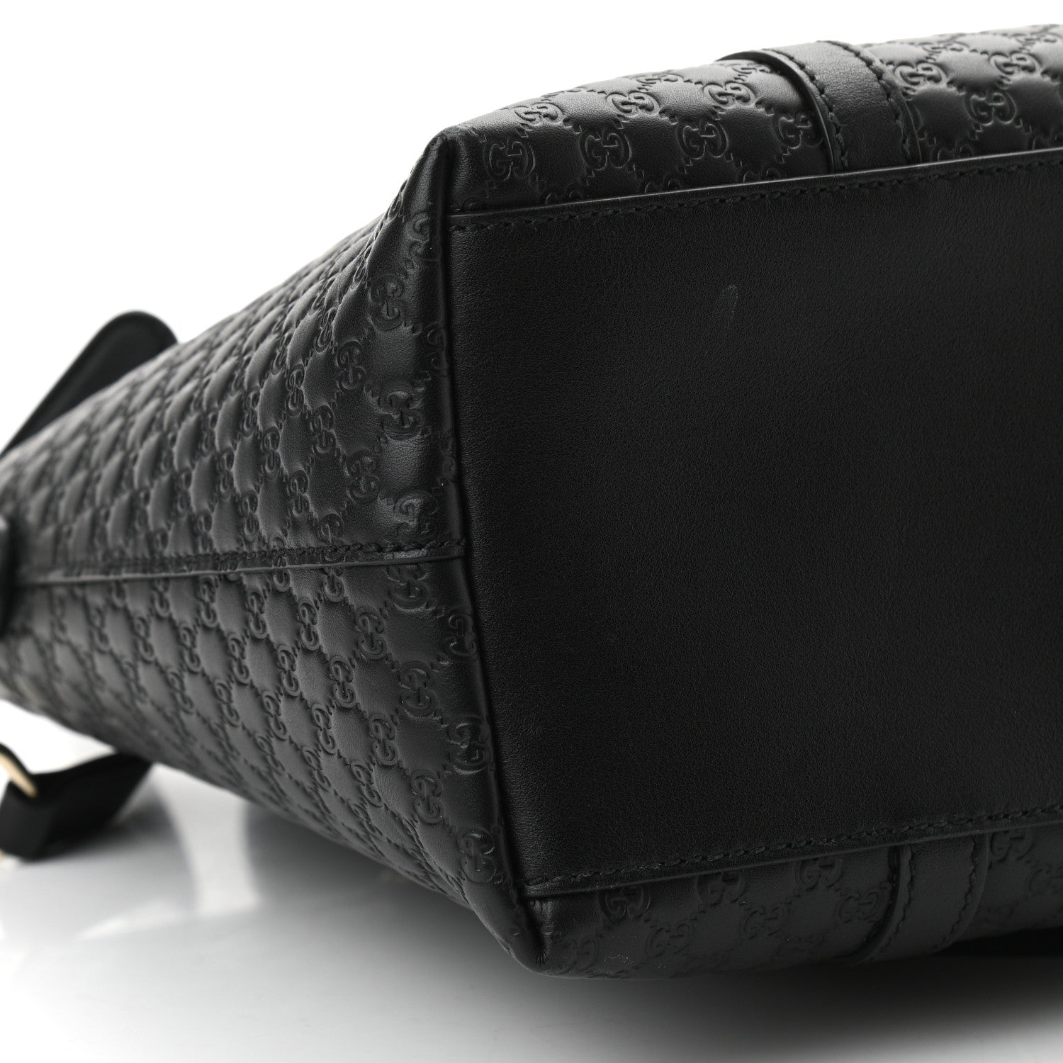Gucci Soft Microguccissima Small Zippered Satchel Black 9 of 10