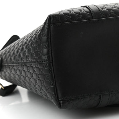 Gucci Soft Microguccissima Small Zippered Satchel Black 9 of 10