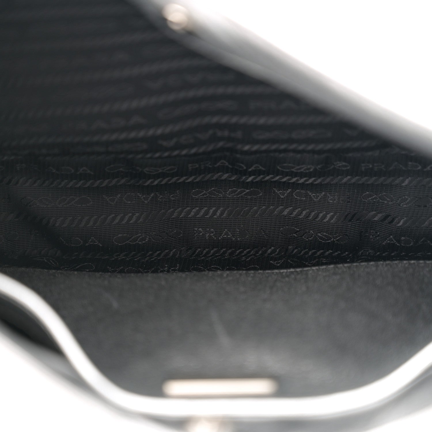 Prada Spazzolato Cleo Shoulder Bag Argento 5 of 10