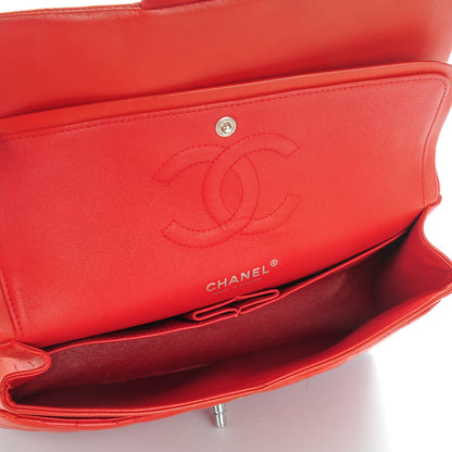Chanel Lambskin Quilted Medium Double Flap Red 5 of 8