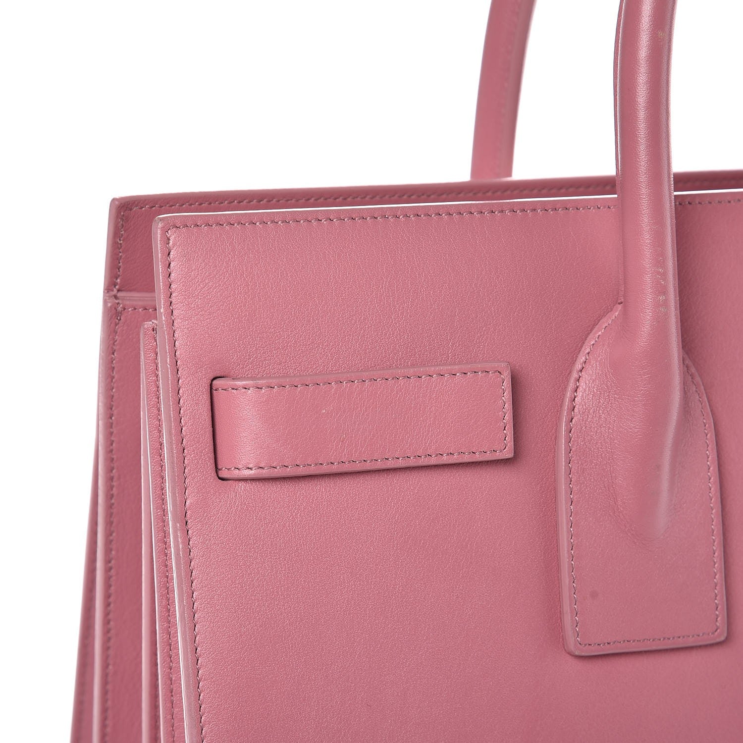 Saint Laurent Calfskin Small Sac De Jour Dark Rose 9 of 15