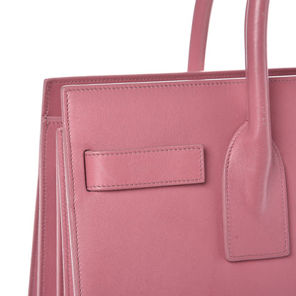 Saint Laurent Calfskin Small Sac De Jour Dark Rose 9 of 15