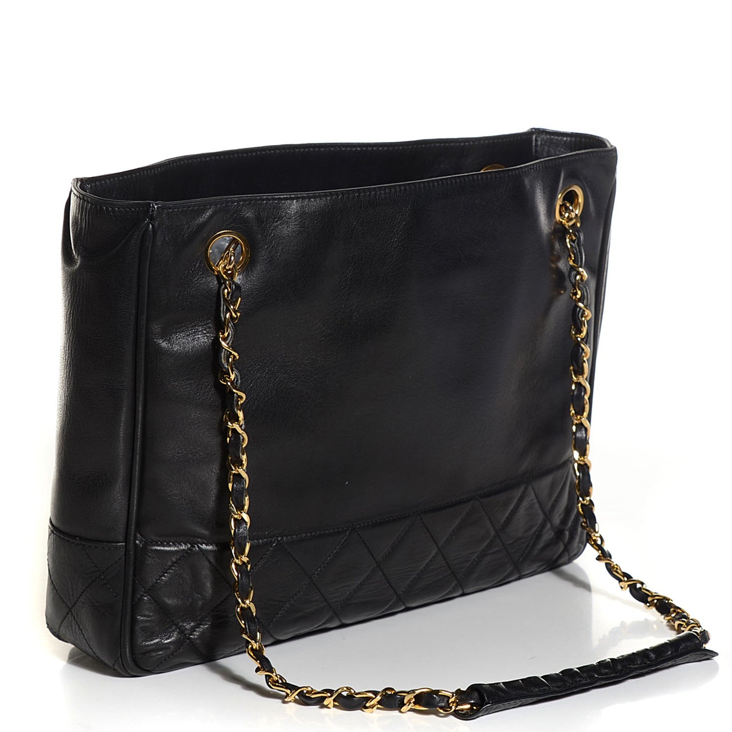 Lambskin Shoulder Bag Black