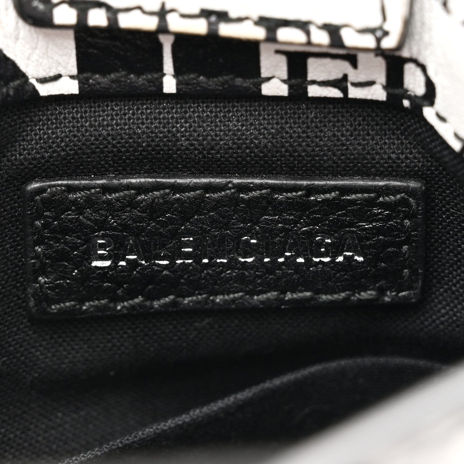 Balenciaga Calfskin Bonjour Paris Print Shopping Phone Holder Bag Paris Bonjour 6 of 12