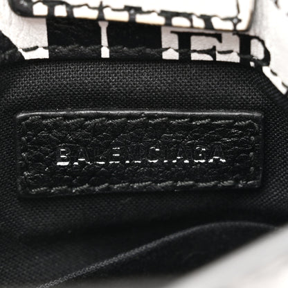 Balenciaga Calfskin Bonjour Paris Print Shopping Phone Holder Bag Paris Bonjour 6 of 12