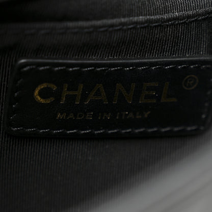 Chanel Calfskin Stitched Small Covered CC Flap Bag Black 10 of 21