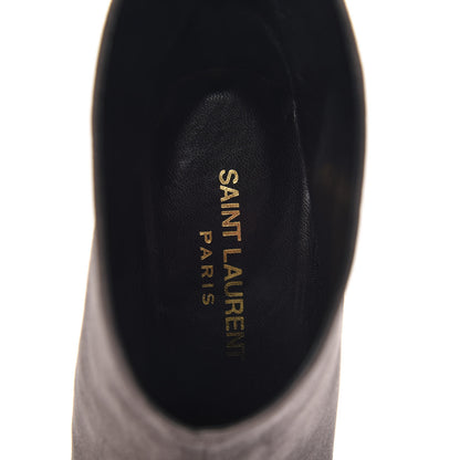 Saint Laurent Suede Paris 105 Boots 36.5 Road Grey 8 of 10