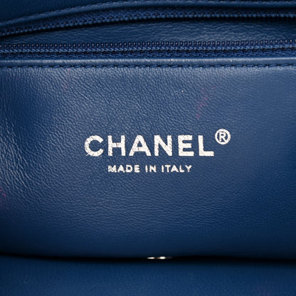 Chanel Sequin Mini Waterfall Flap Light Blue 6 of 15