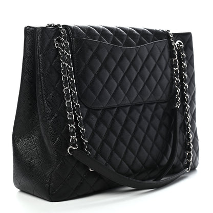Chanel Caviar Quilted Flap Tote Black 3 of 9