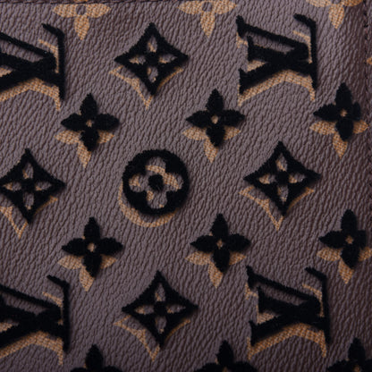 Louis Vuitton Monogram Tuffetage Triangle Messenger Black 11 of 12