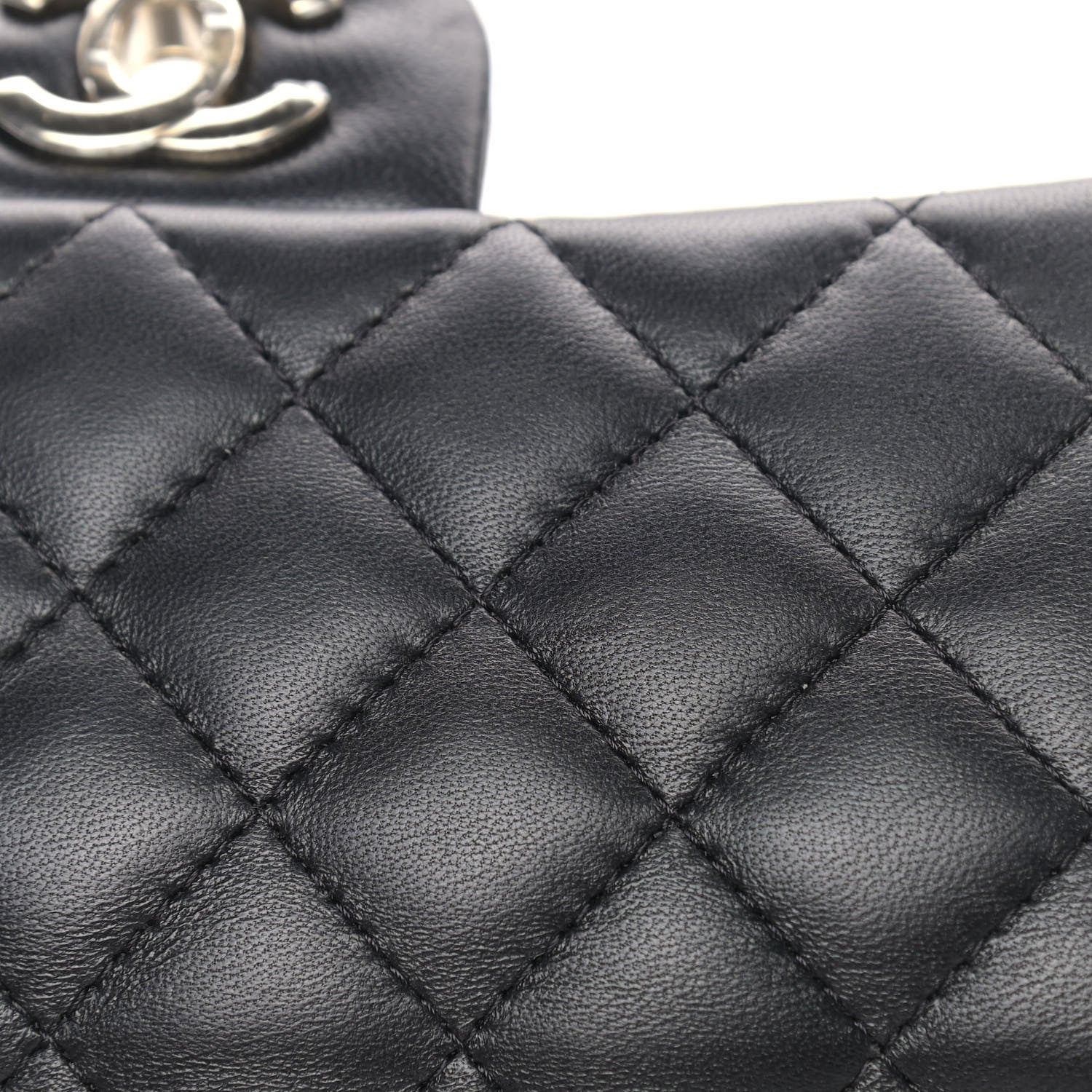 Chanel Lambskin Quilted Mini Rectangular Flap Black 12 of 12