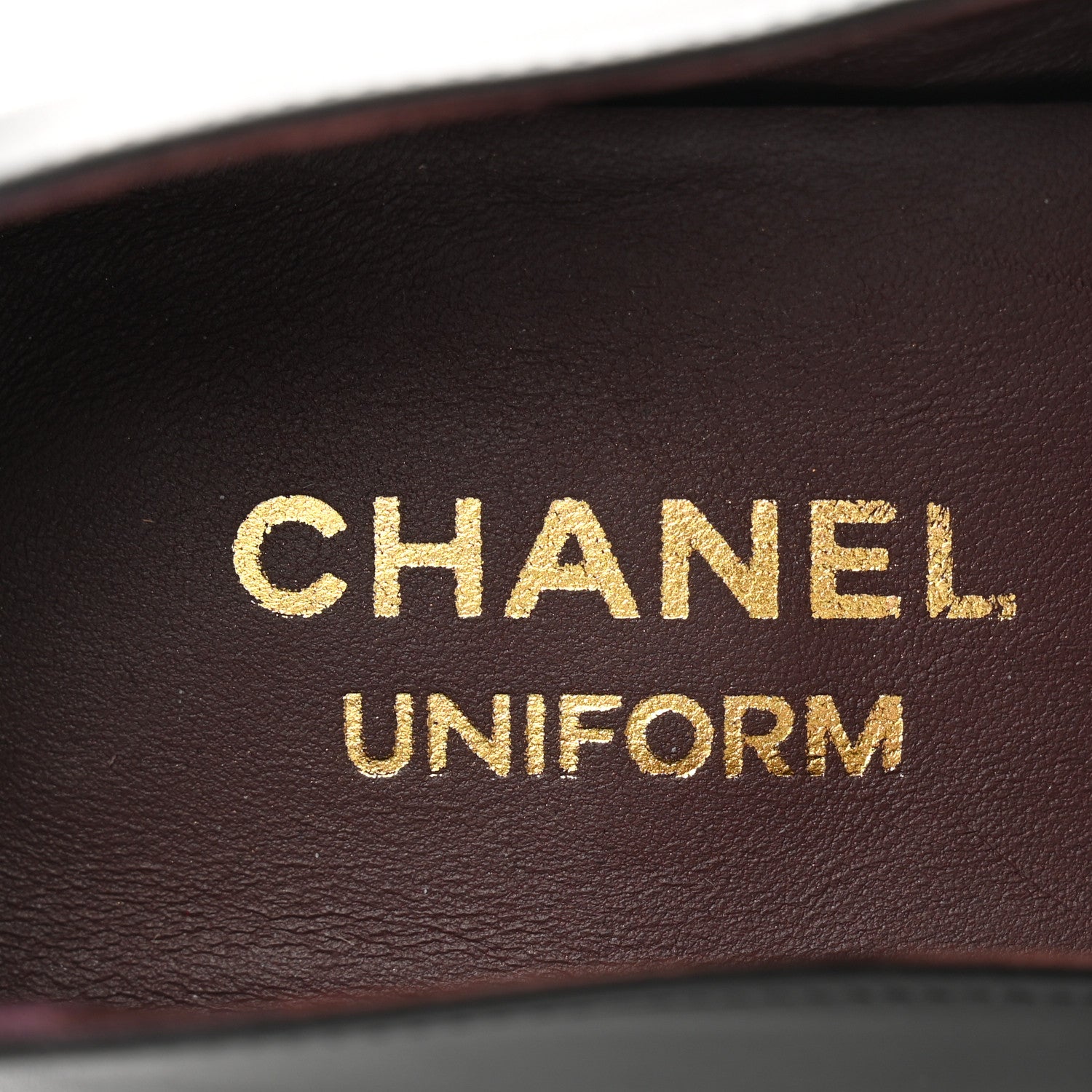 Chanel Calfskin Elastic Lace Up Cap Toe CC Loafers 40 Black 7 of 10