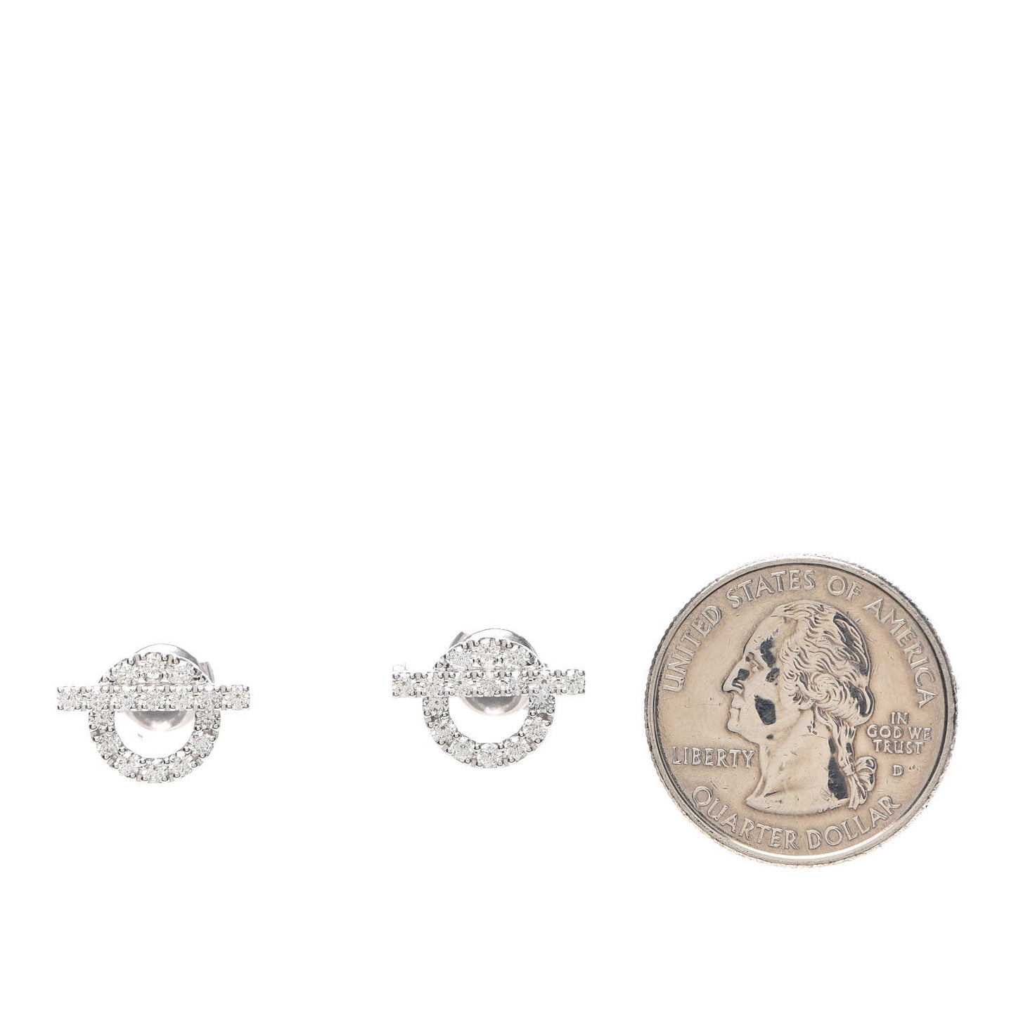 18K White Gold Diamond Finesse Earrings