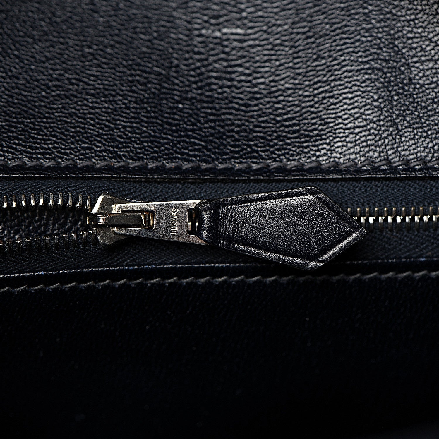 Hermes Box Birkin 35 Black Bleu Marine 32 of 42